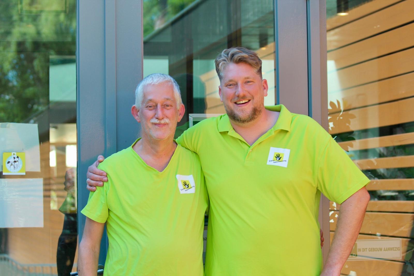 Piet en Jort, vader en zoon die bij de Dierenbescherming werken