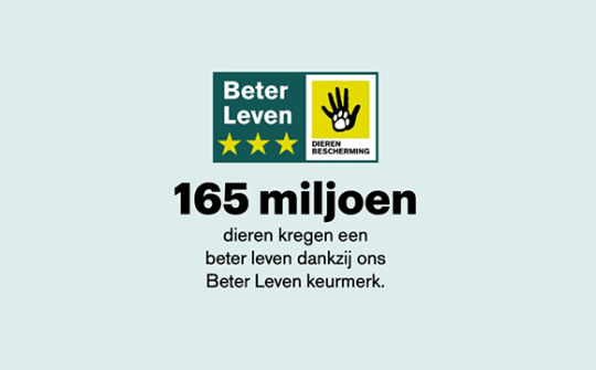 Nalaten 2 Dieren met Beter Leven Keurmerk