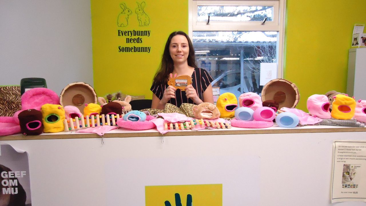 Gulle gift van Sanne
