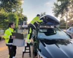 Slang gevonden in dakkoffer Drenthe na vakantie Zweden